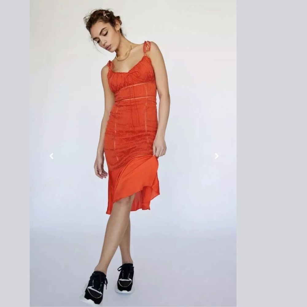 NWT $250 FREE PEOPLE ATHENA MIDI DRESS